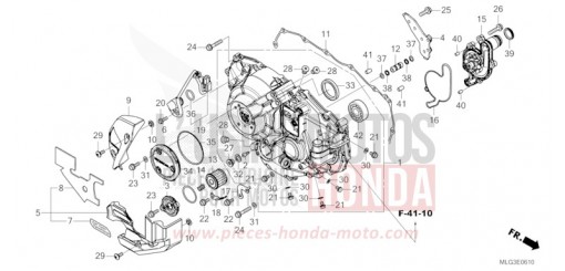 PANNEAU CARTER-MOTEUR D. (CRF1100D/D2/D4/DL/DL2/DL4) CRF1100D2N de 2022